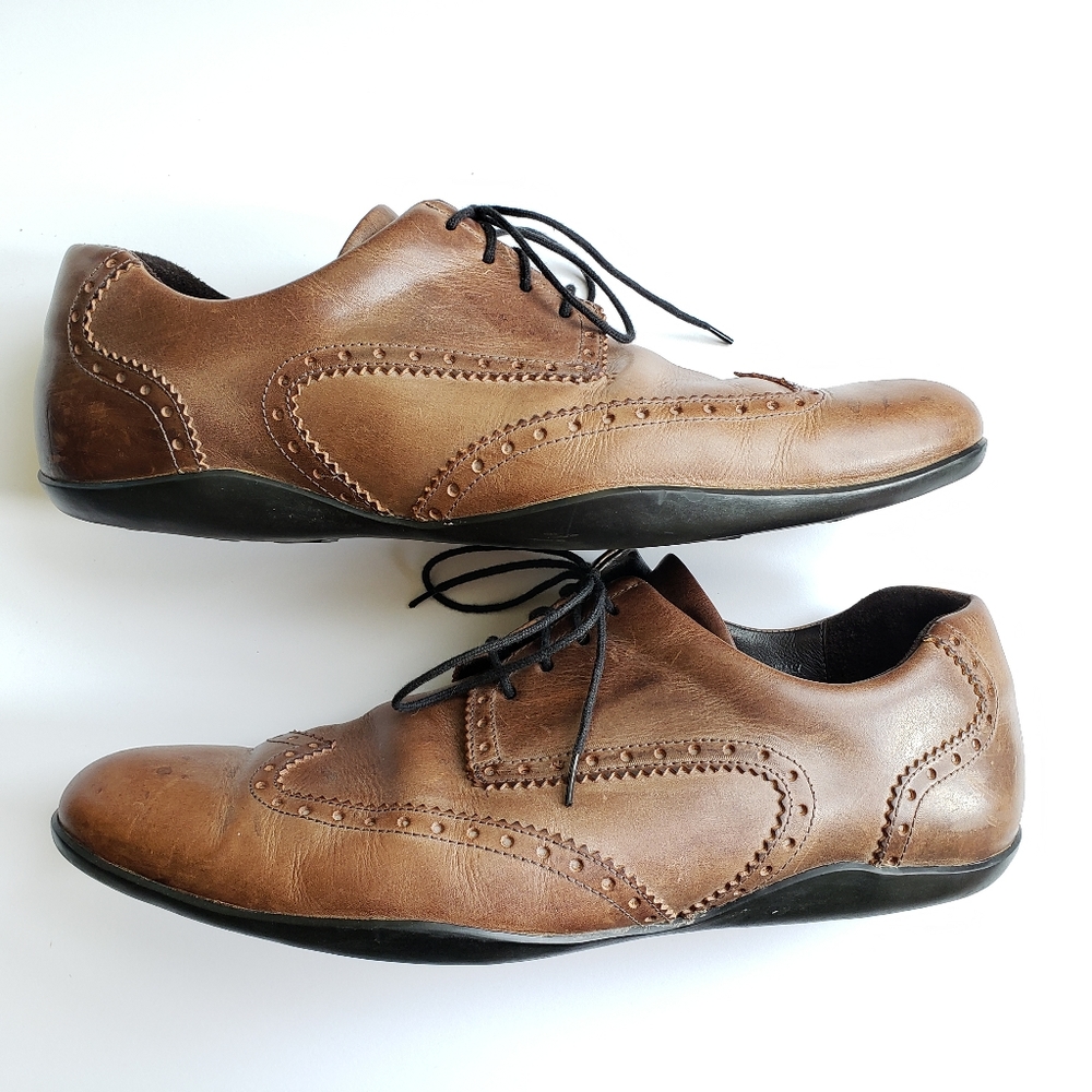 Harry's of London Brown Leather Lace Up Oxford 45